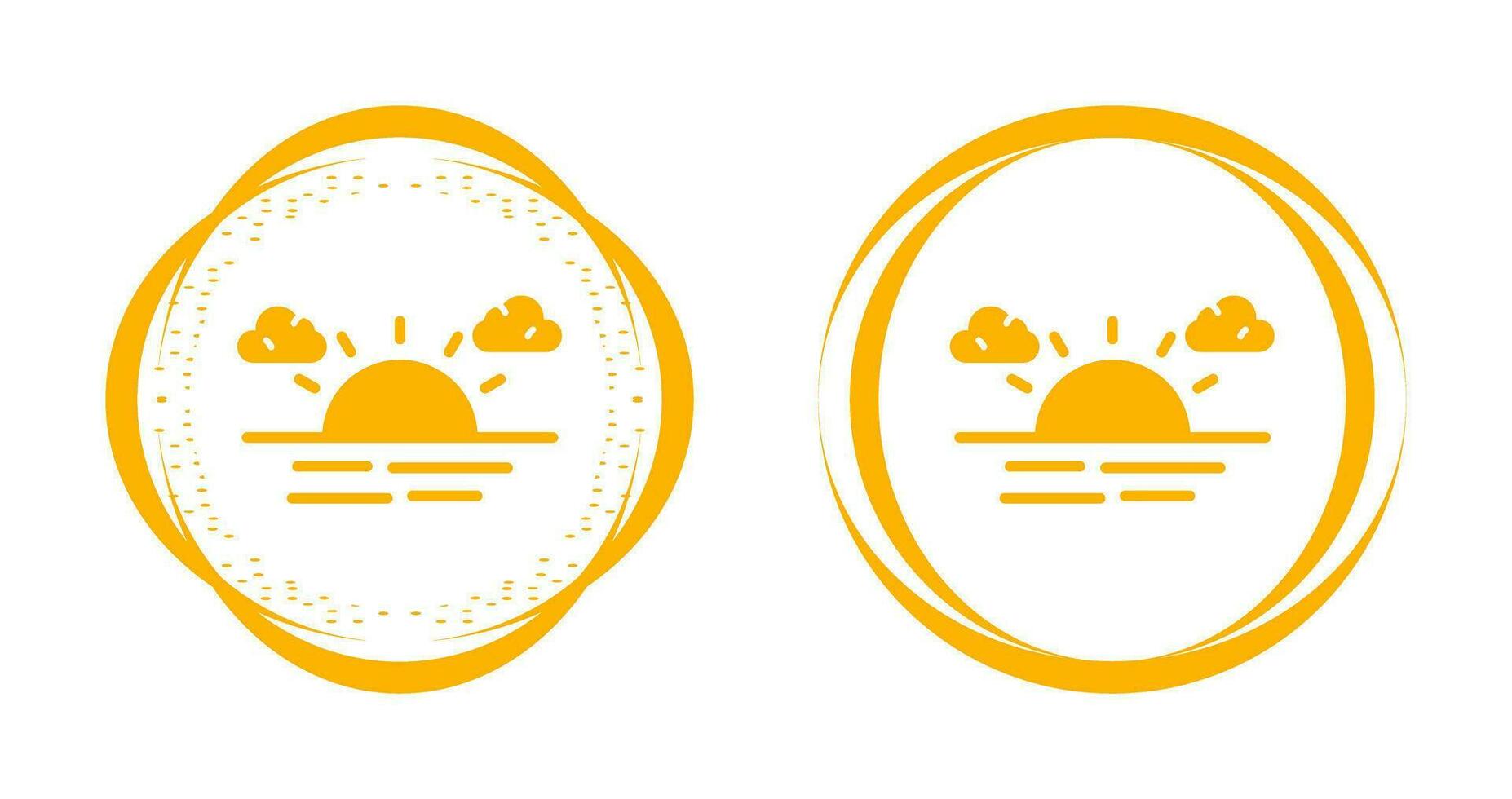 Sunset Vector Icon