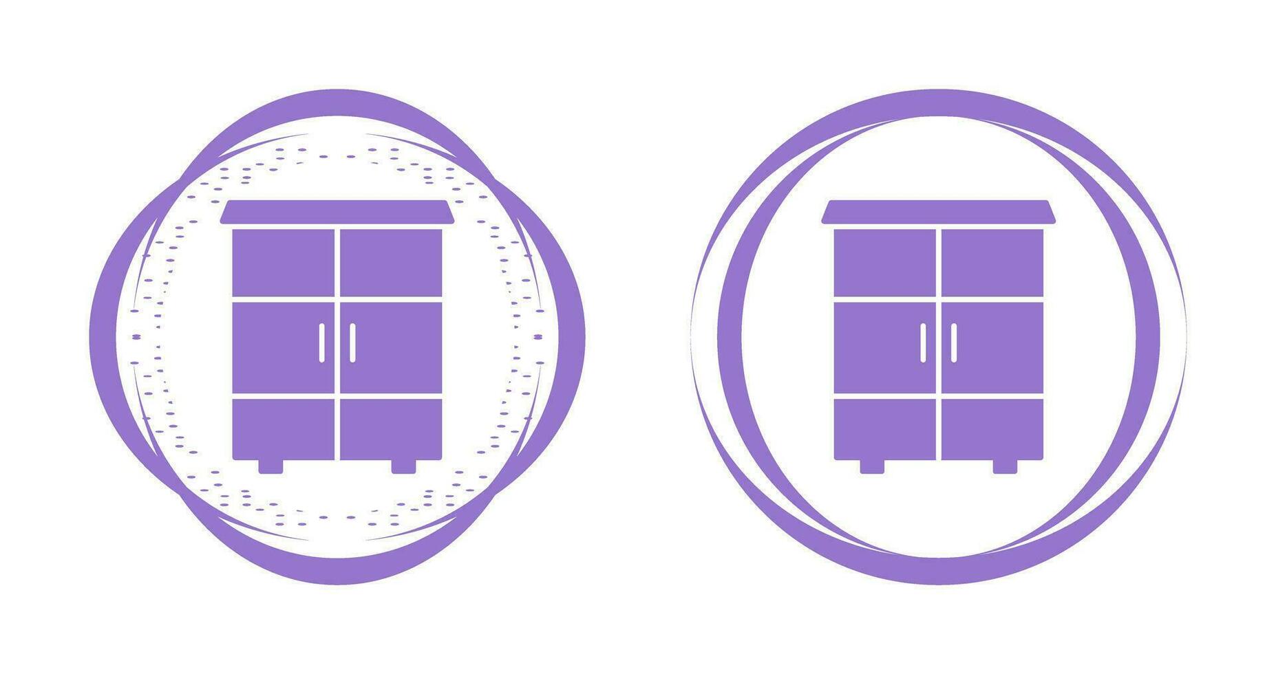 Shelves Cabinet Vector Icon