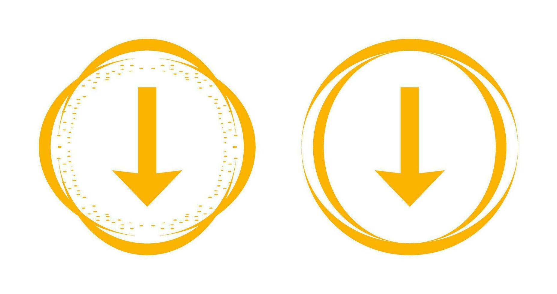 Down Vector Icon