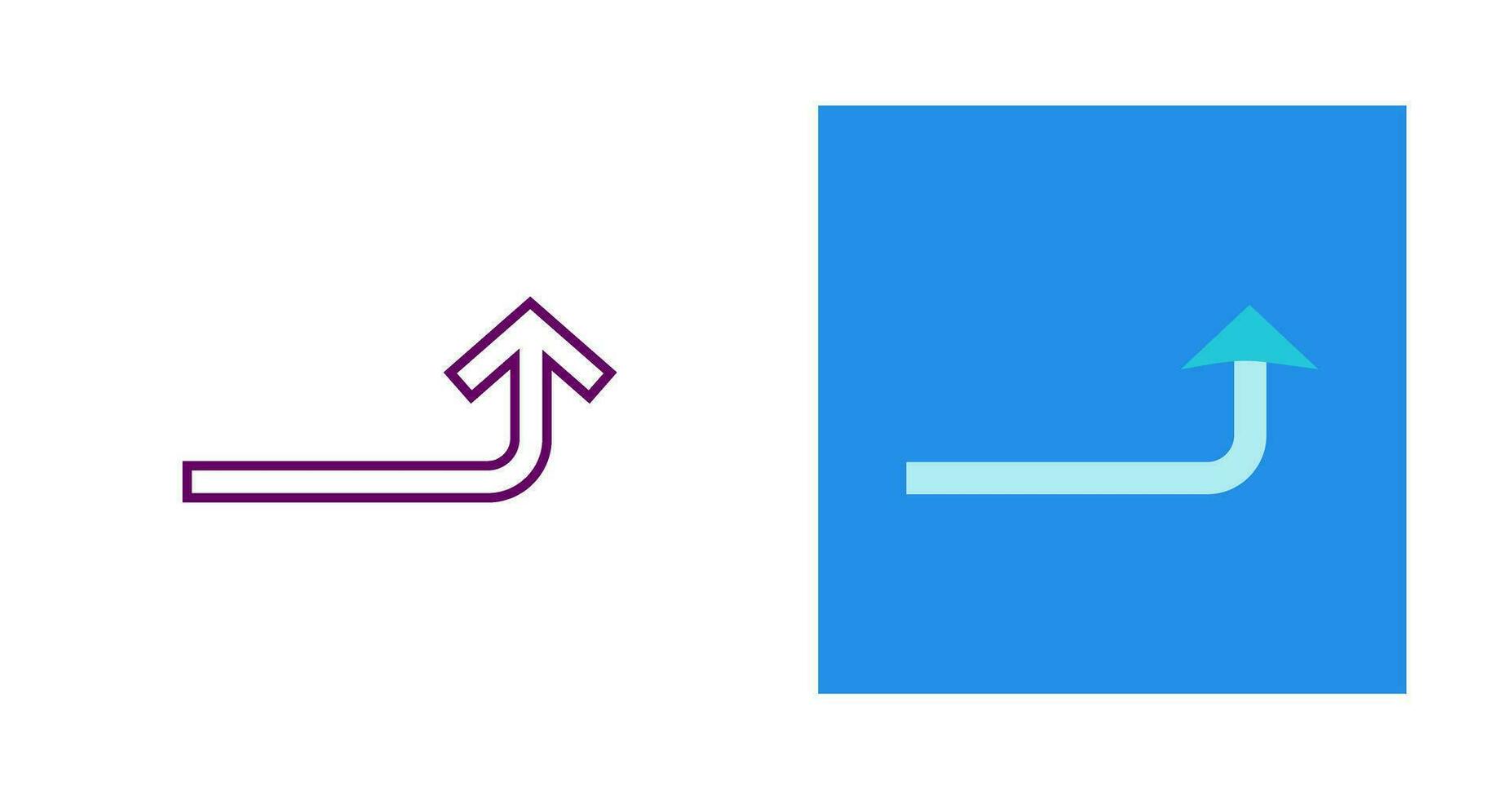 Turn Up Vector Icon