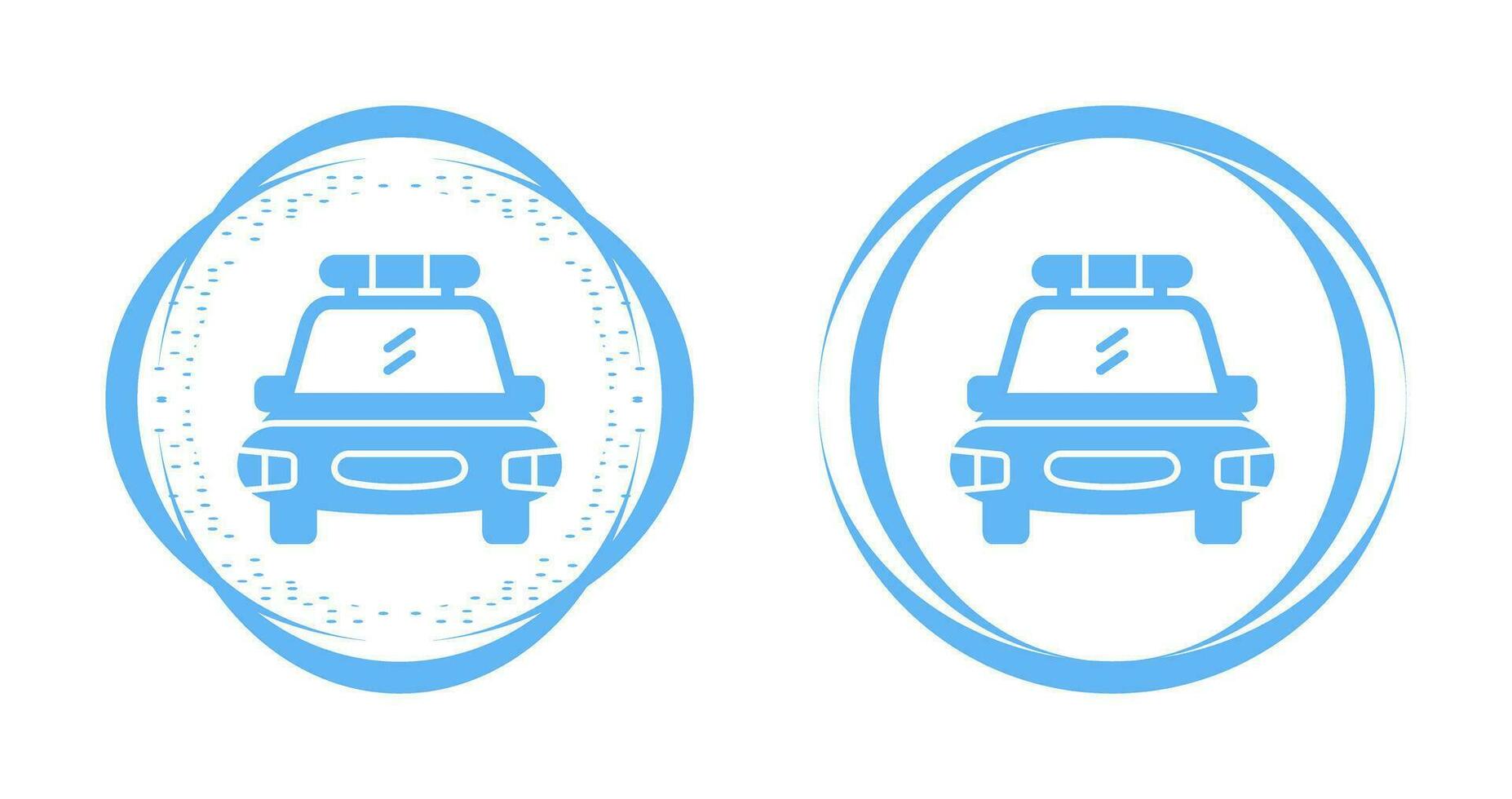 Police Car Vector Icon