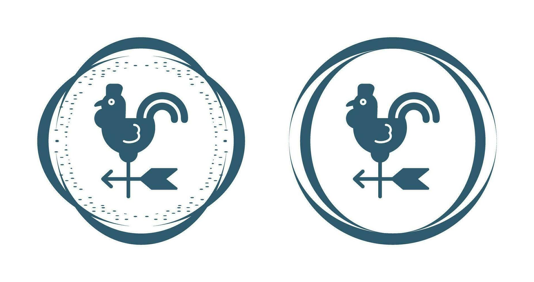 Wind Vane Vector Icon