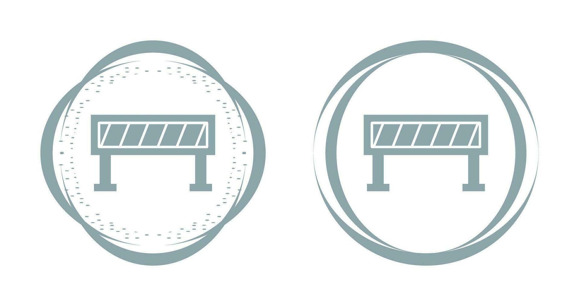 Road Barrier Vector Icon