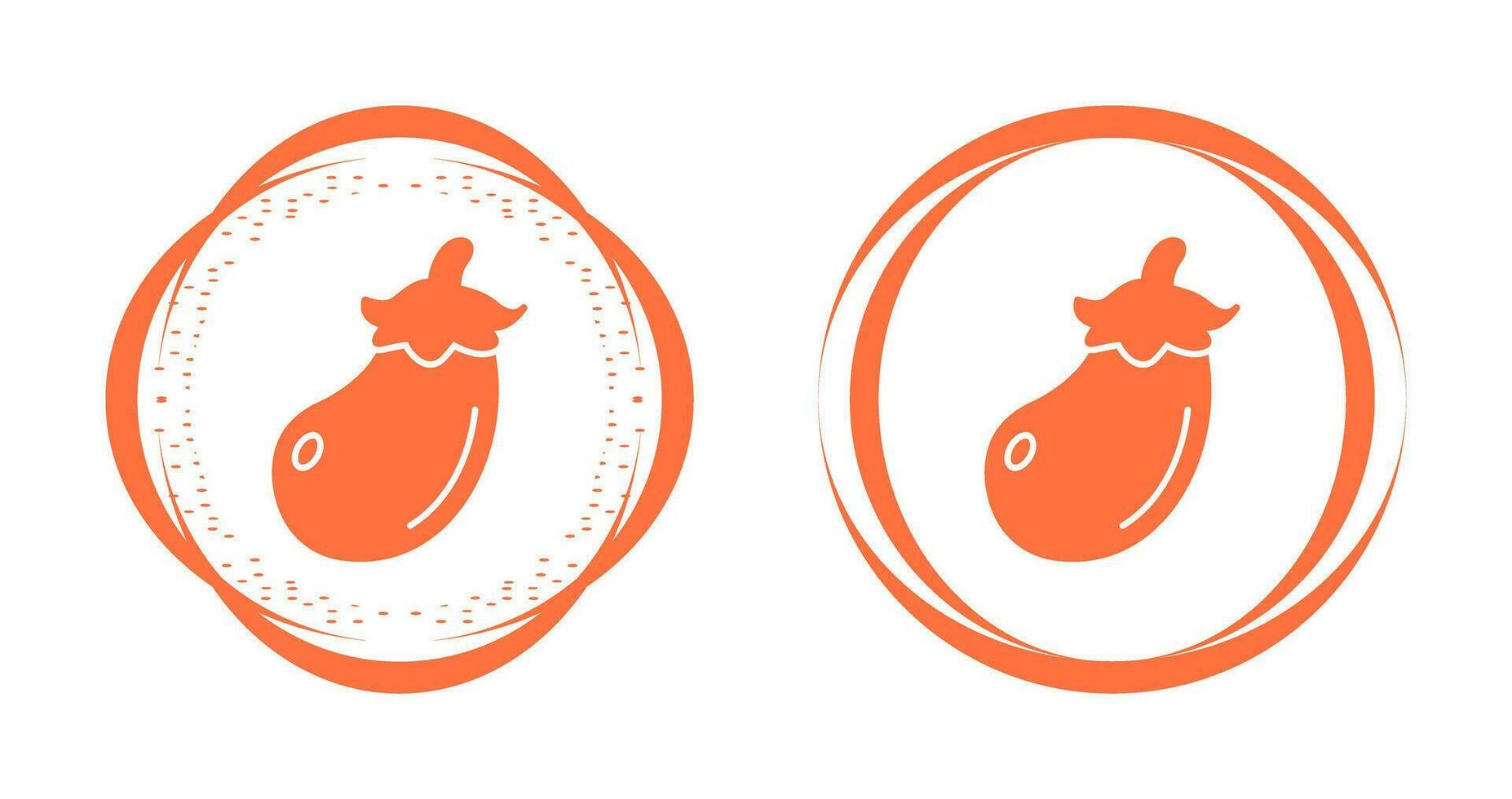 Eggplant Vector Icon