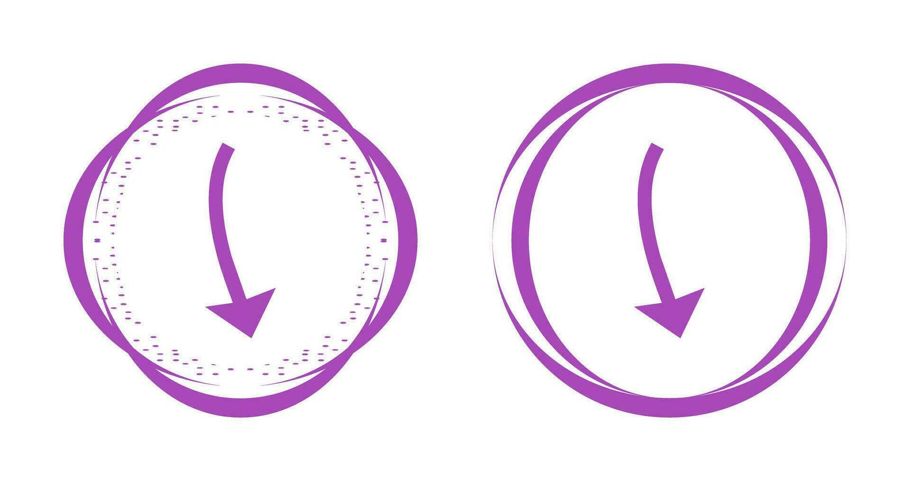 Arrow Pointing Down Vector Icon