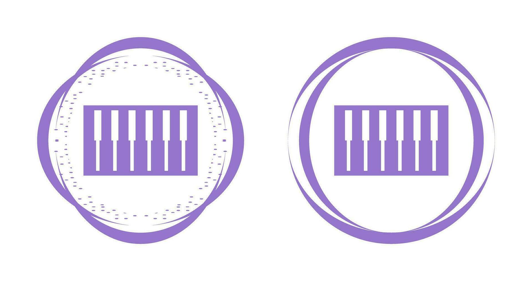 Piano Keyboard Vector Icon