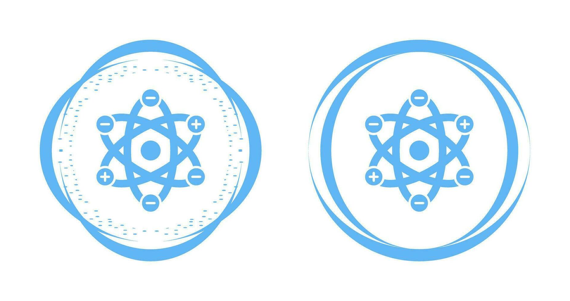 Atom Structure Vector Icon