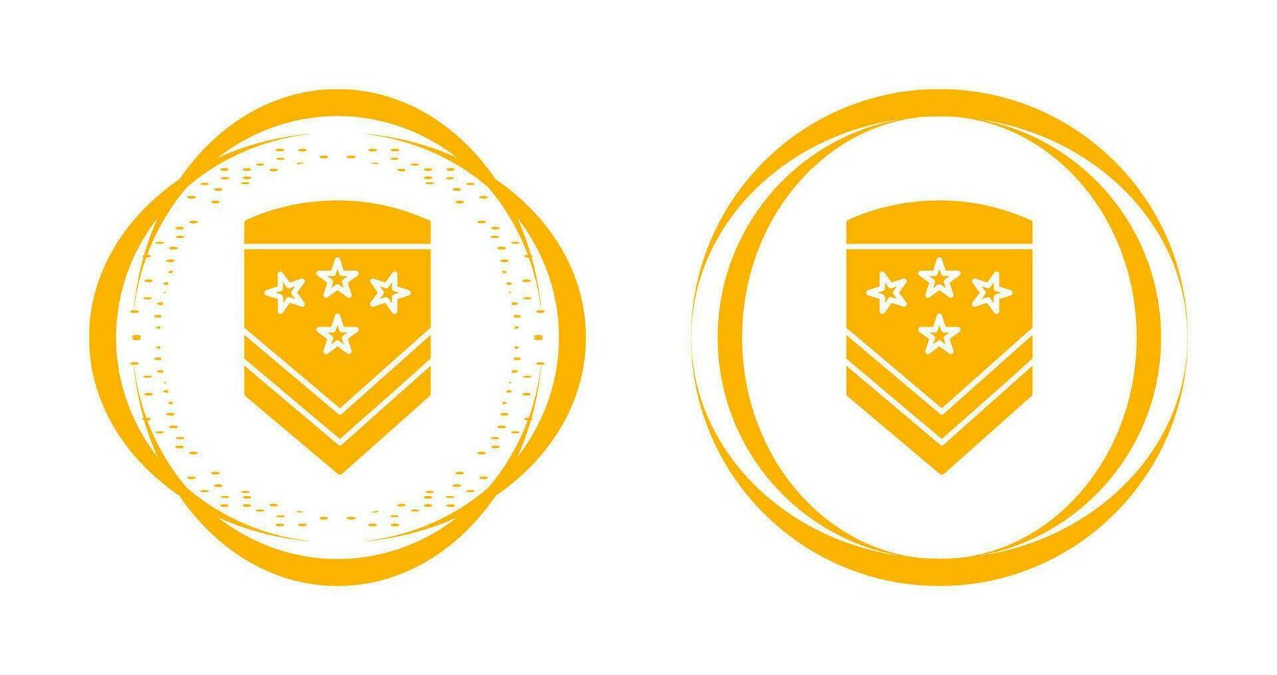 Military Badge Vector Icon