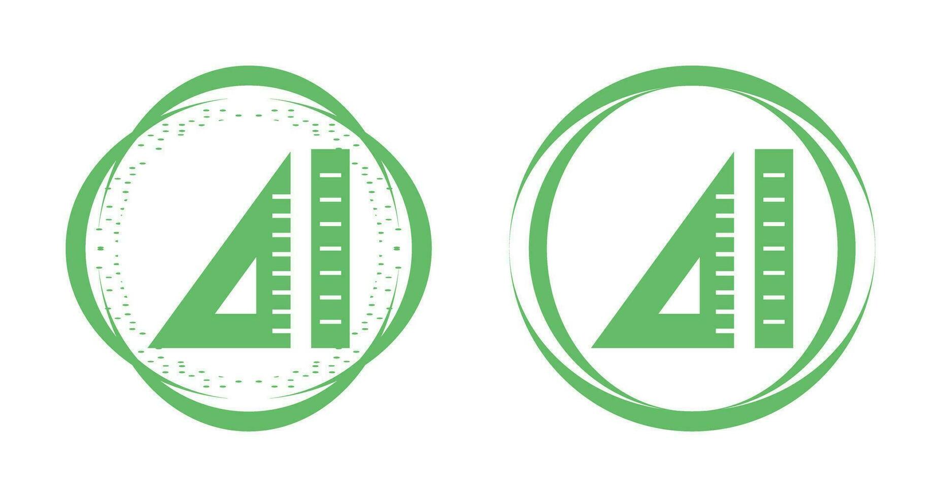 Ruler and Set Squate Vector Icon