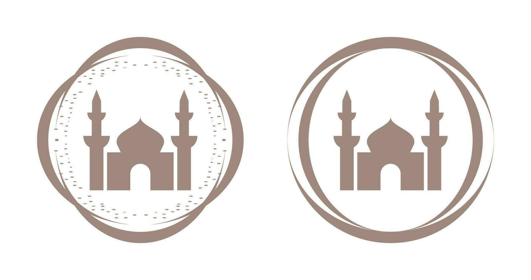 icono de vector de mezquita