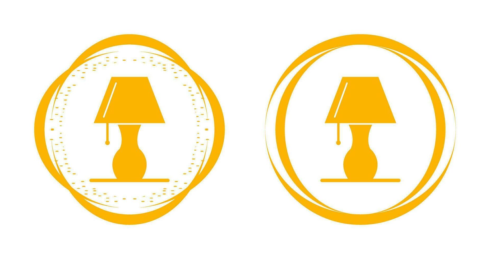 Table Lamp Vector Icon