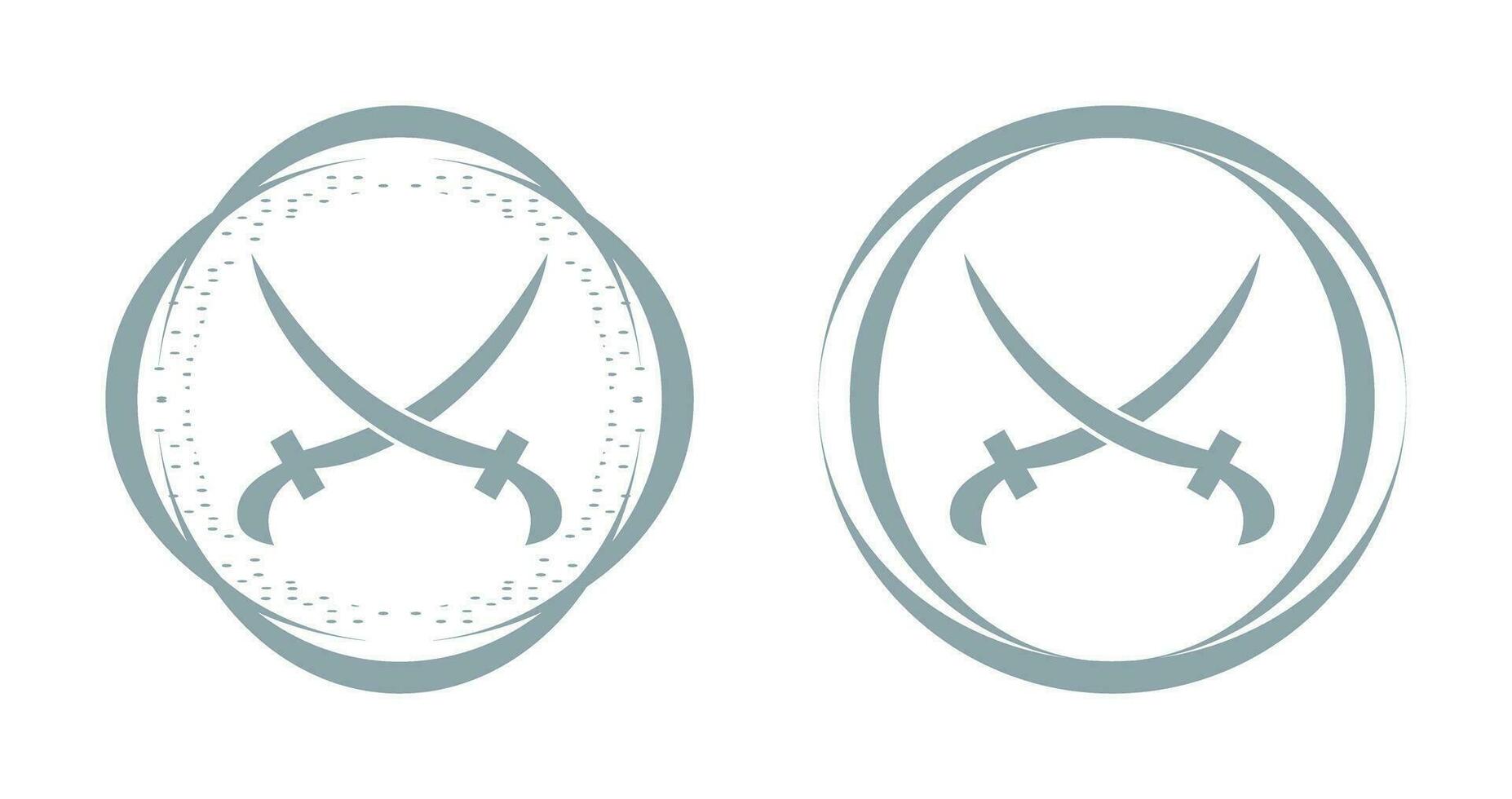 Two Swords Vector Icon