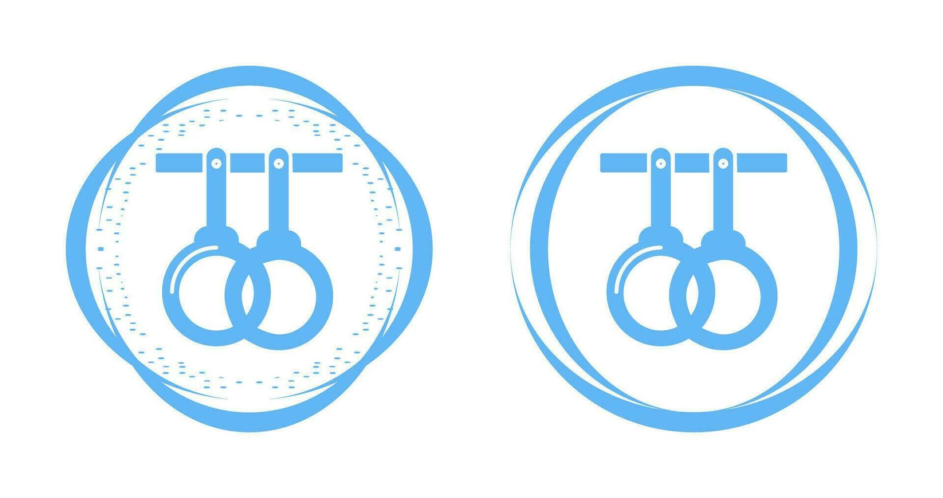 Gym Rings Vector Icon