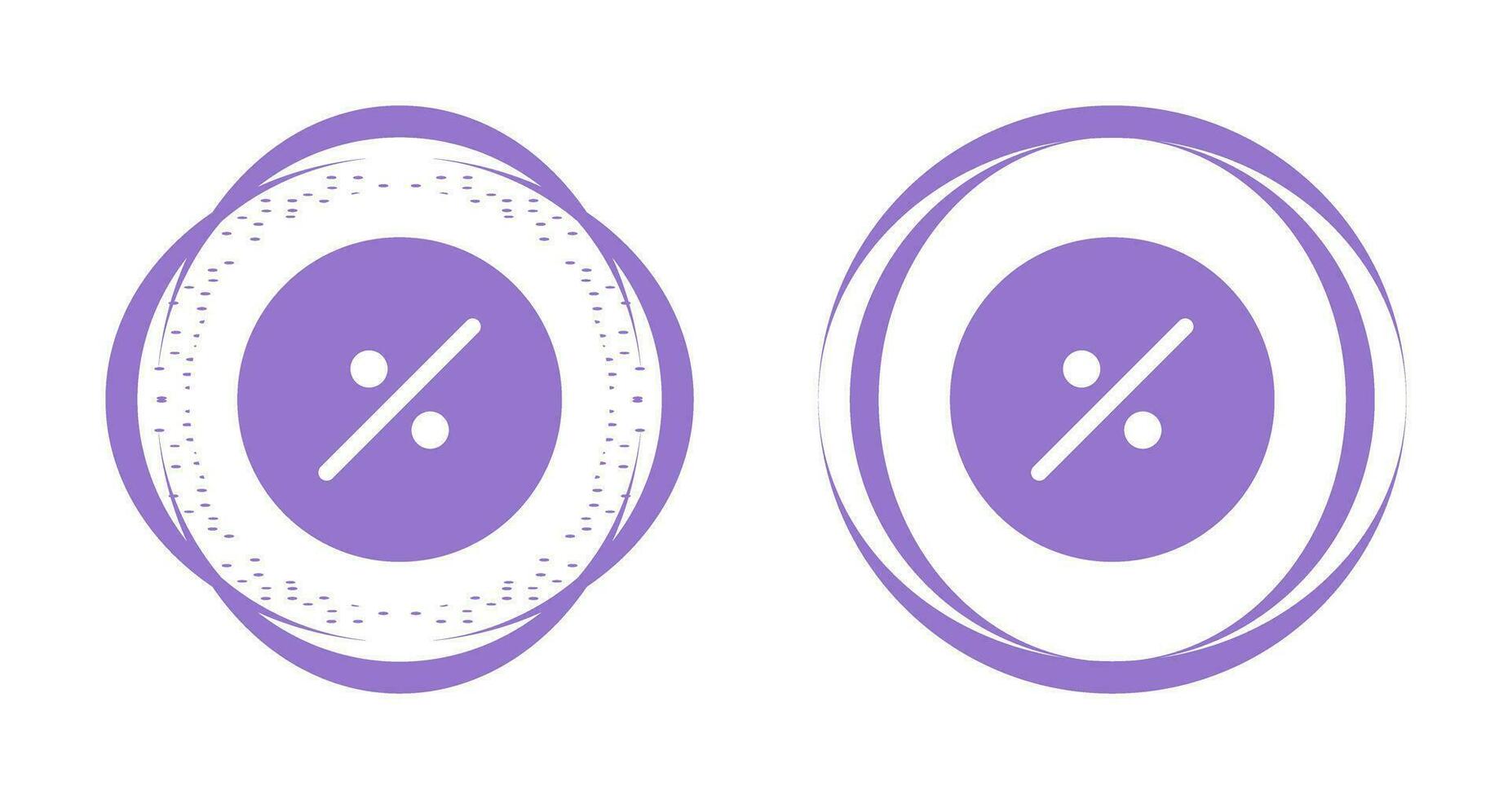 Percentage Symbol Vector Icon