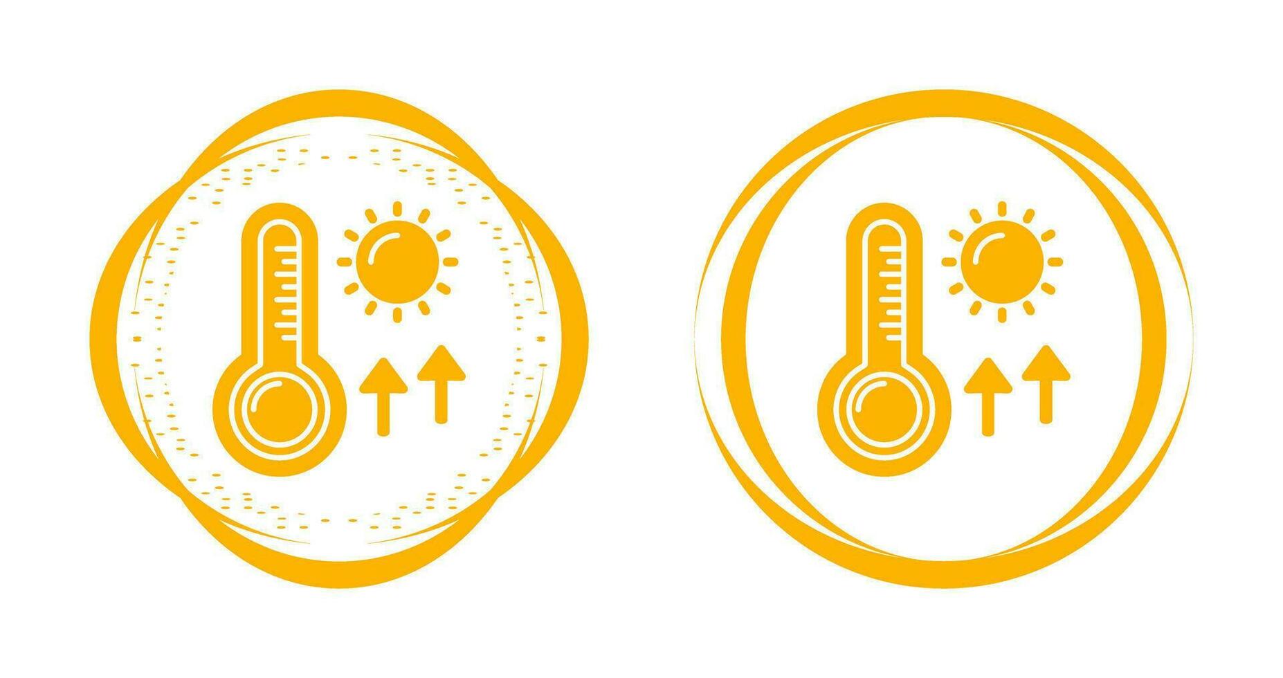 High Temperatures Vector Icon