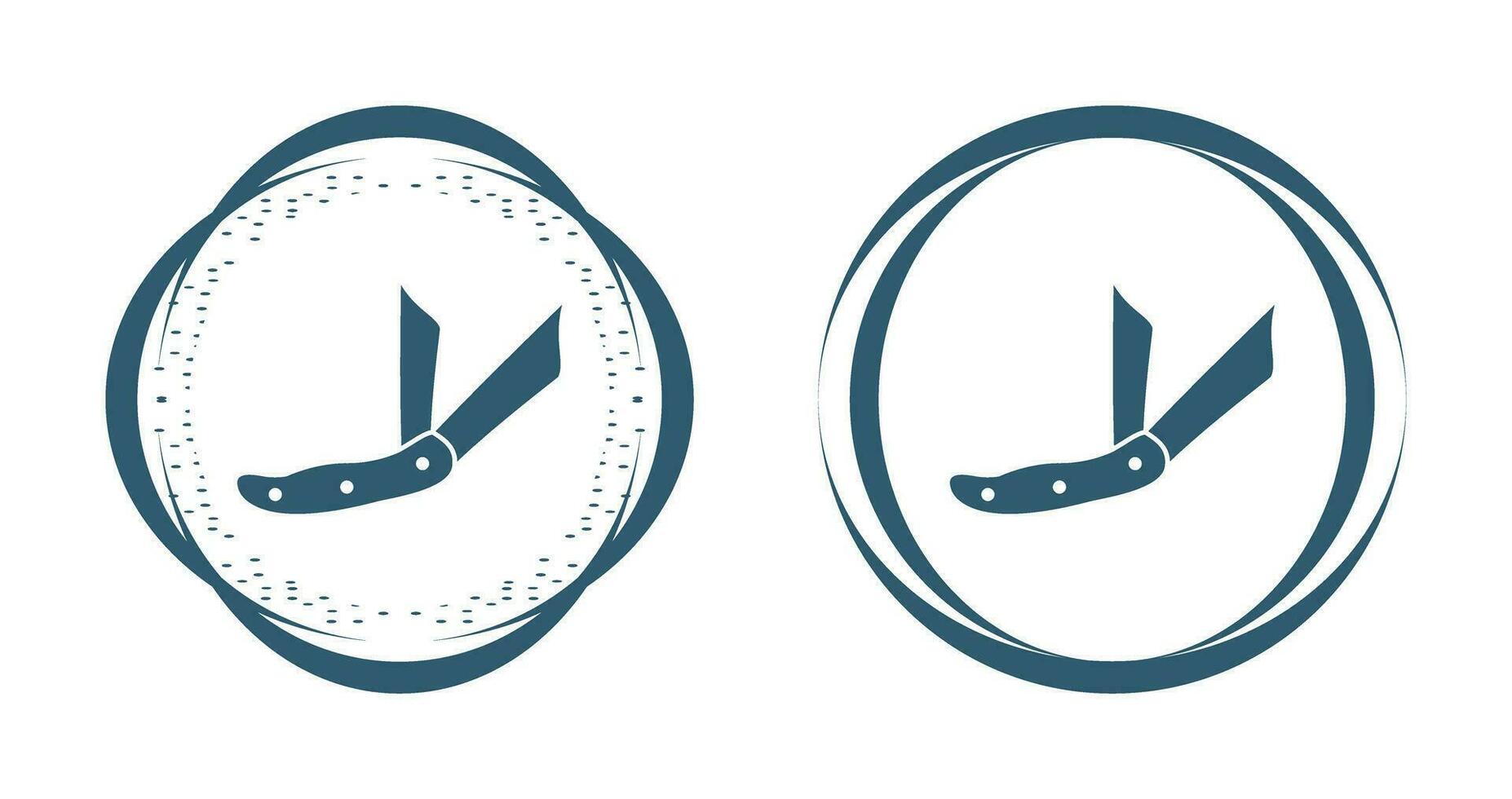 Ranger Pocket Knife Vector Icon