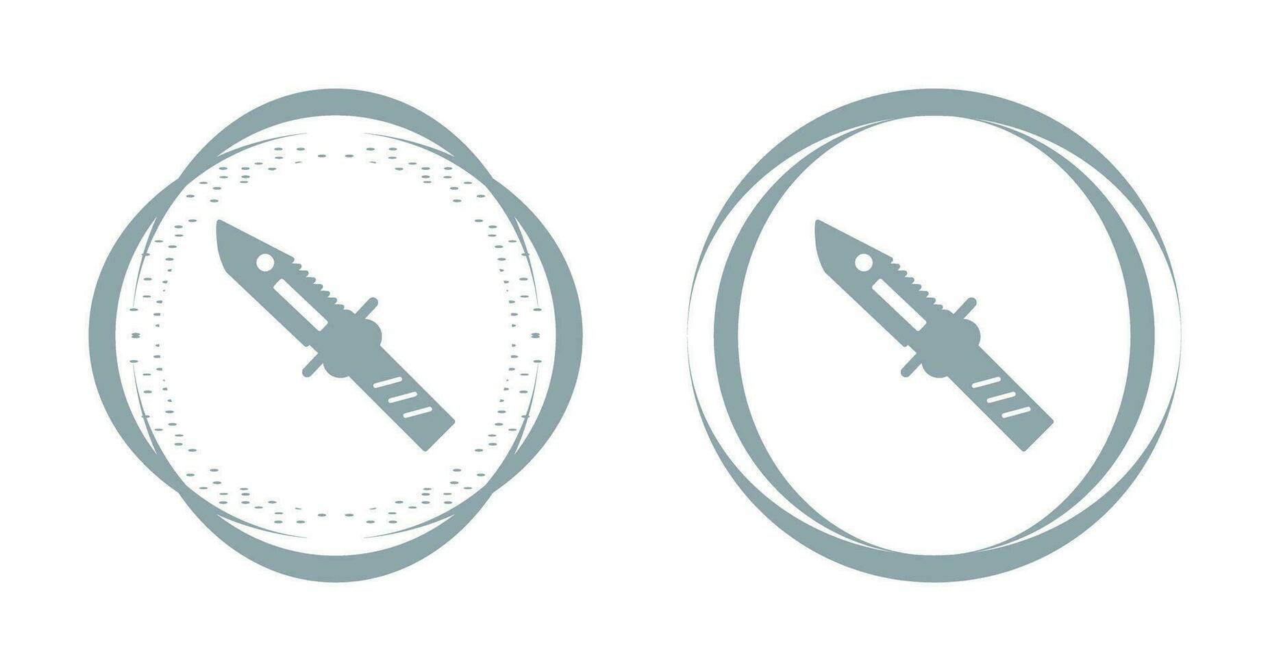 icono de vector de cuchillo