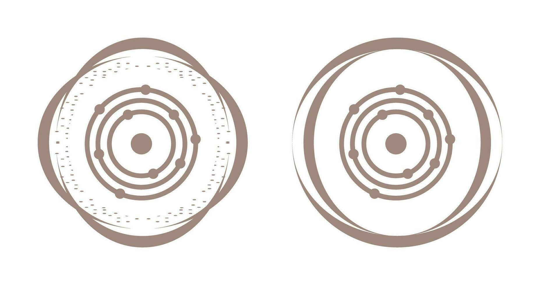 Atomic Structure Vector Icon