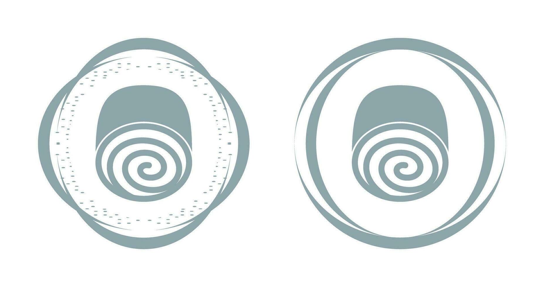 Swiss roll Vector Icon