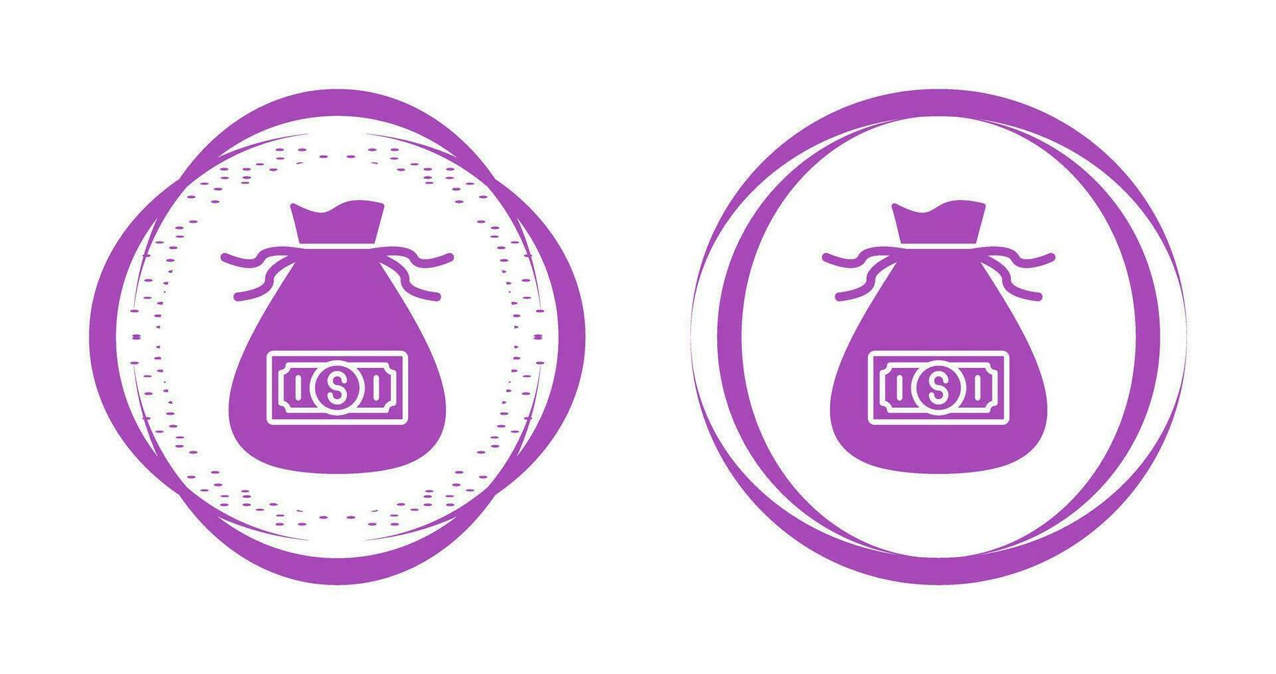 Money Bag Vector Icon