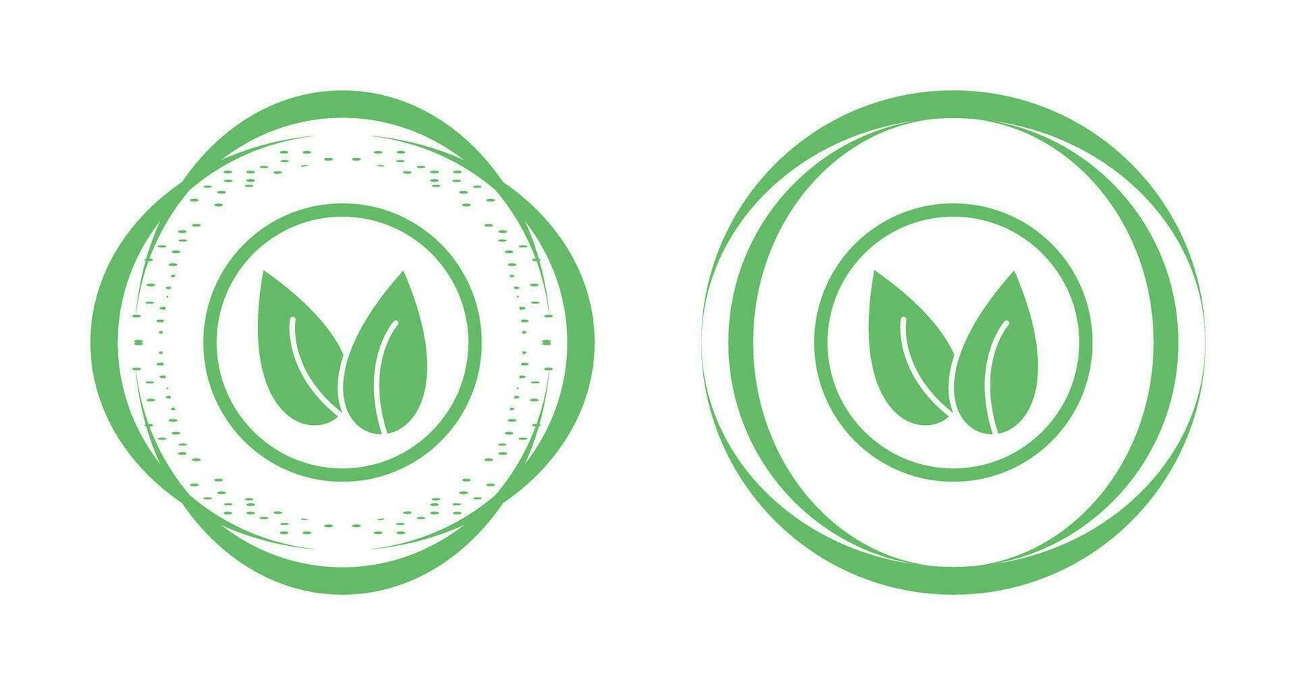 Two Leaves Vector Icon