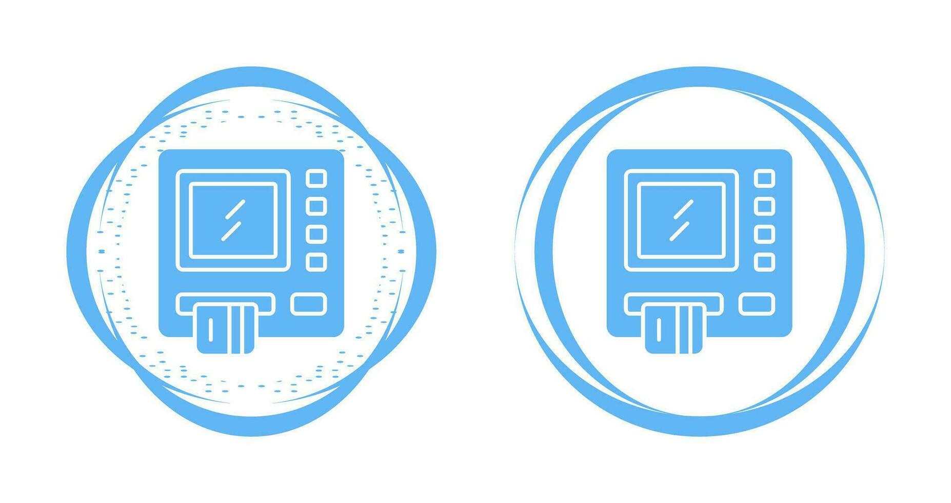 icono de vector de cajero automático