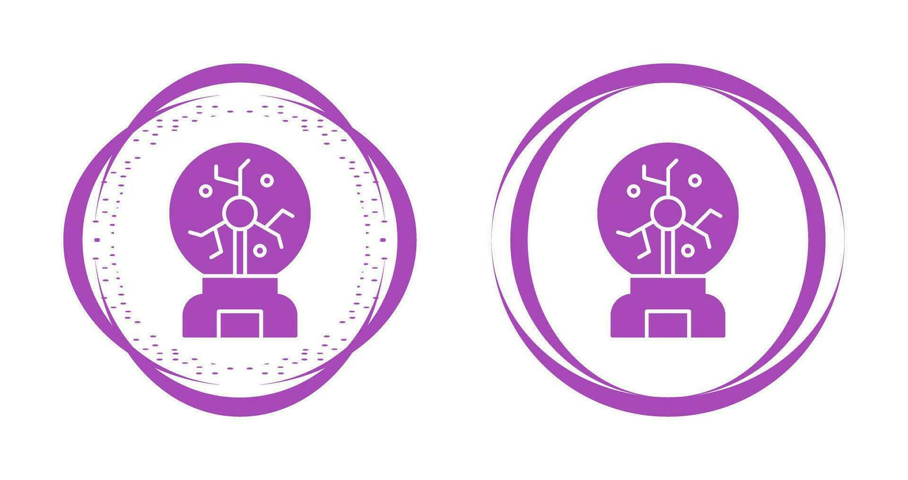 Plasma Ball Vector Icon