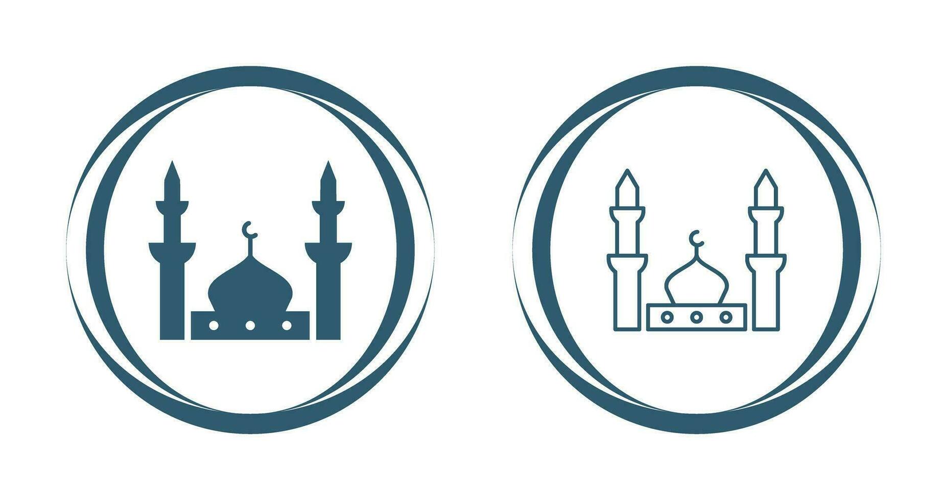 Prophet's Mosque Vector Icon