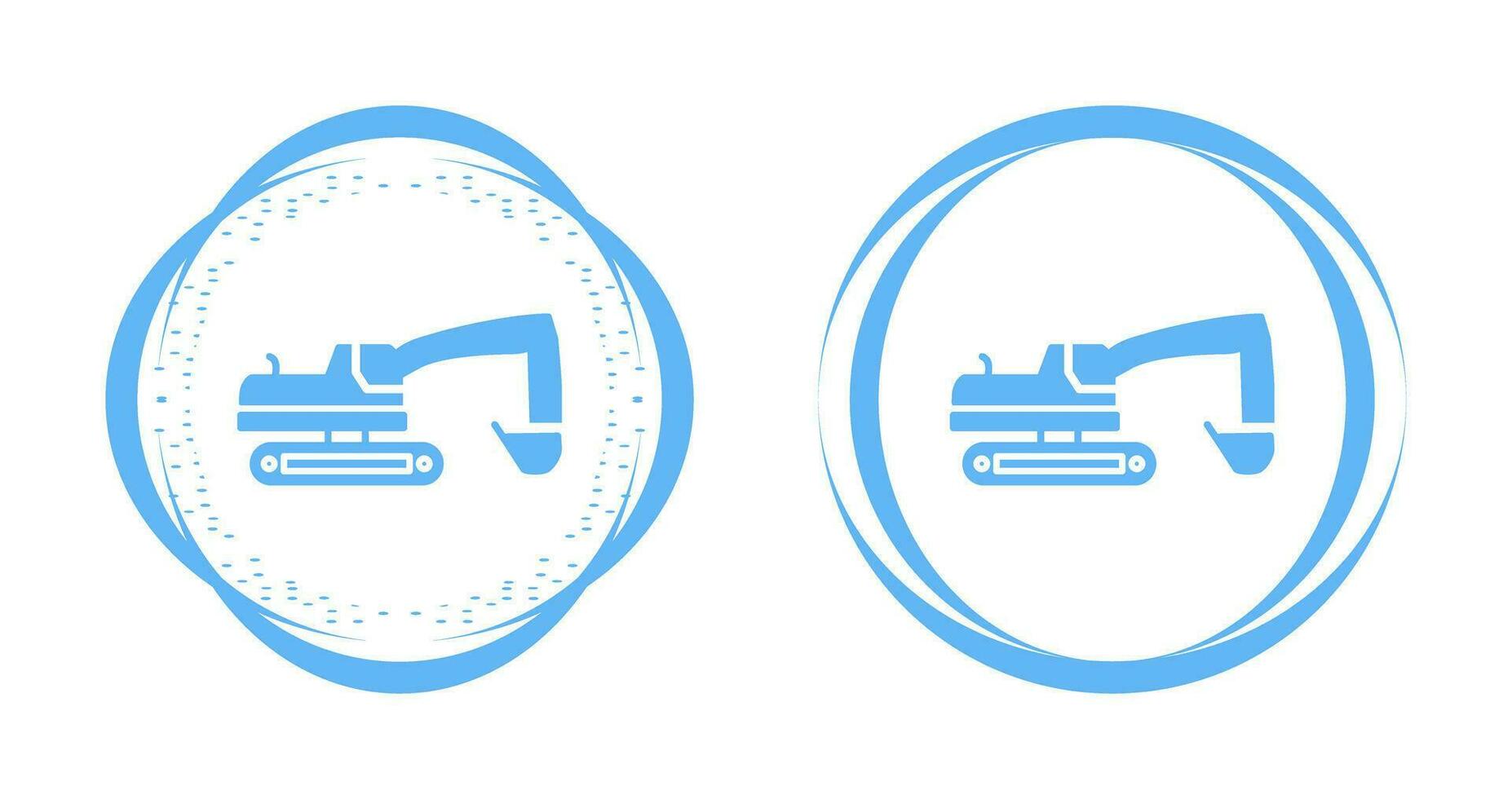 Excavator Vector Icon