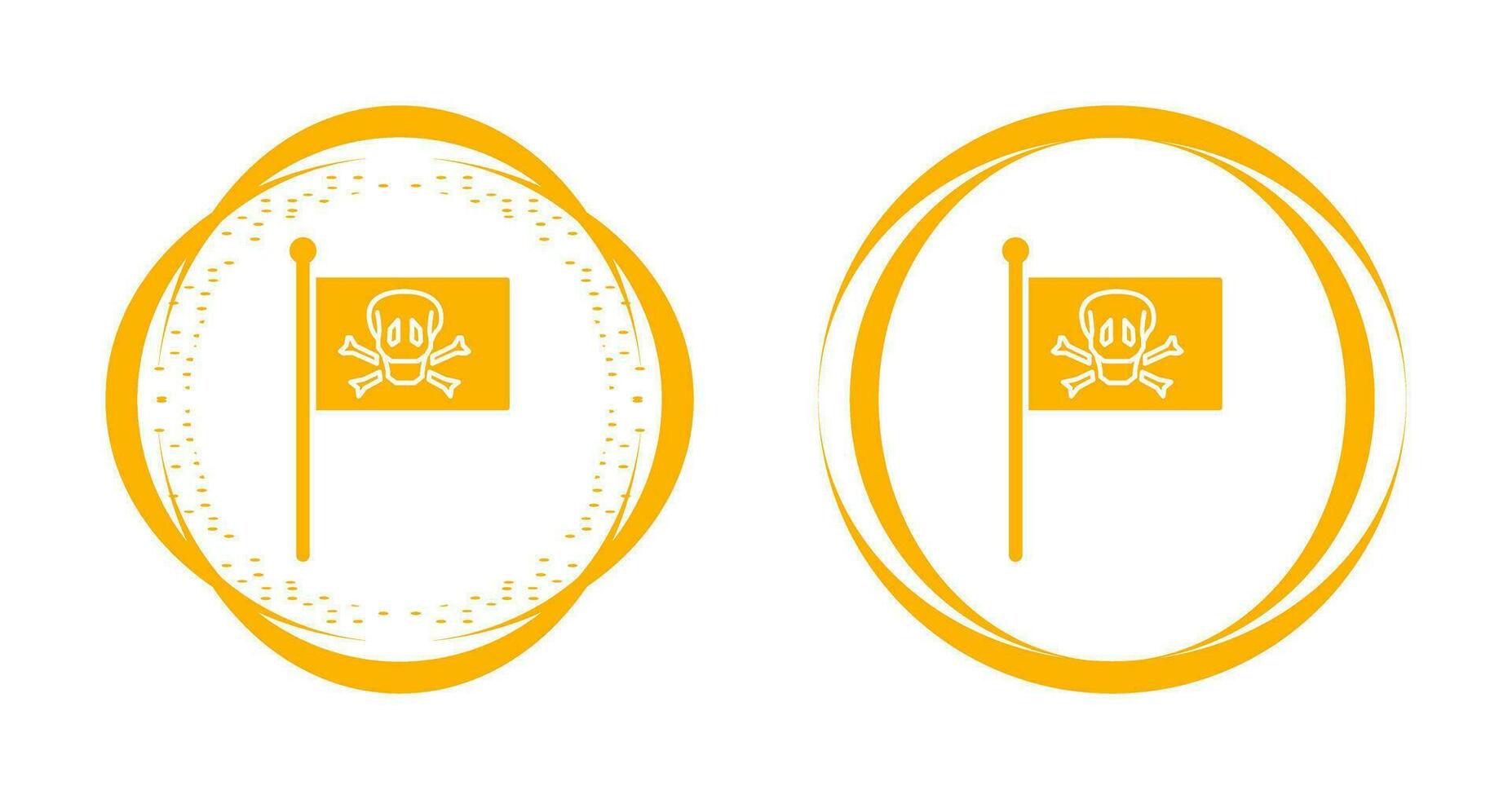 PIrate Flag Vector Icon