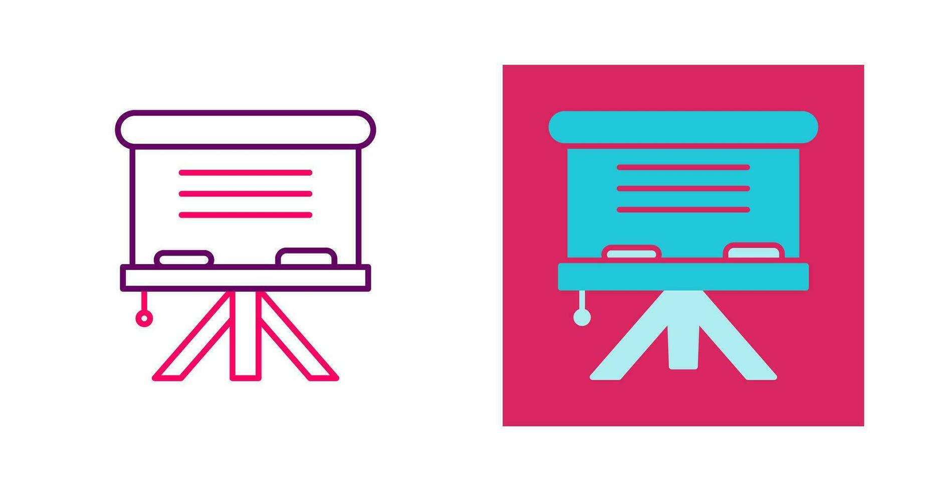 Whiteboard Vector Icon