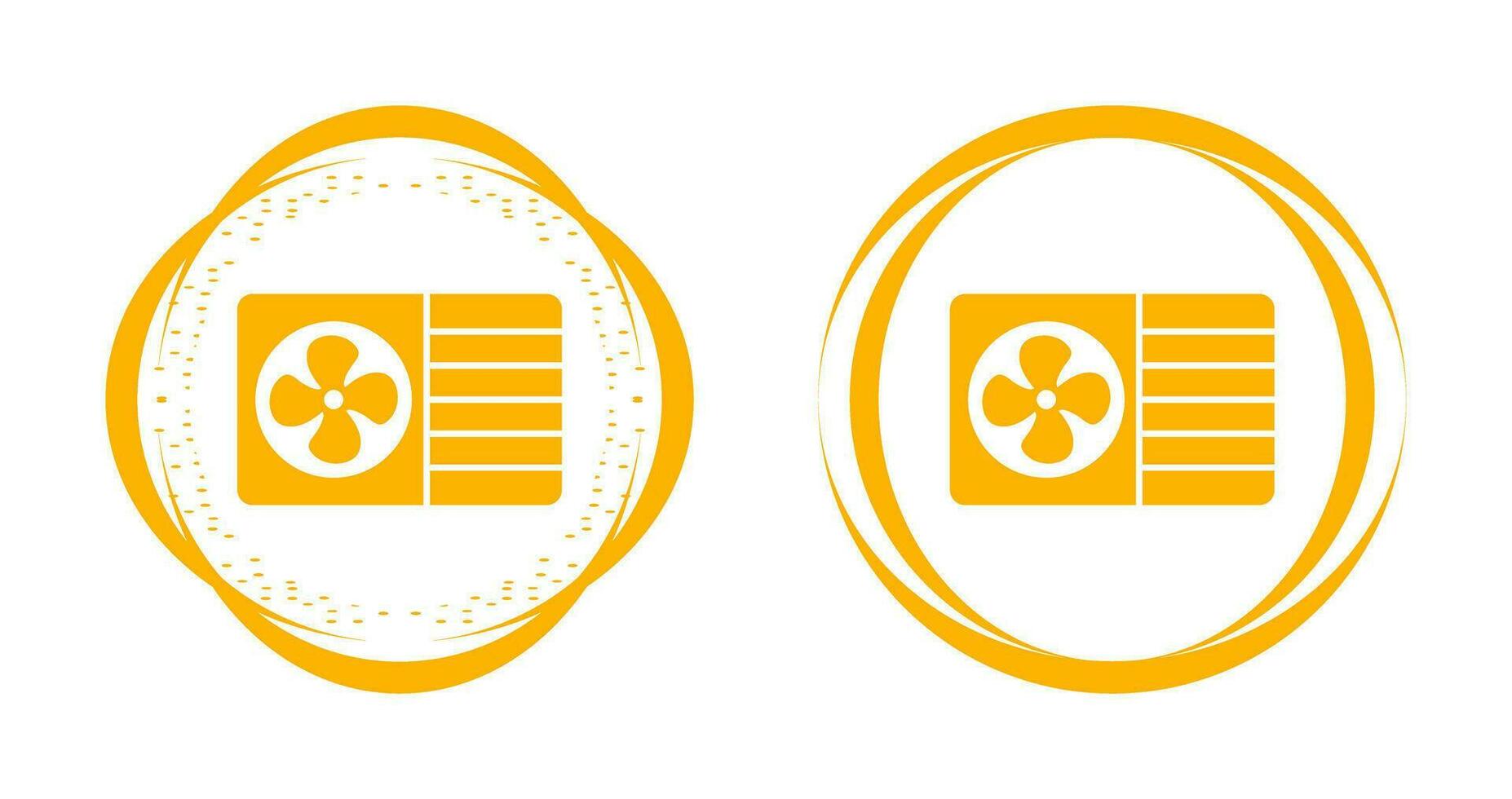 AC Window Unit Vector Icon