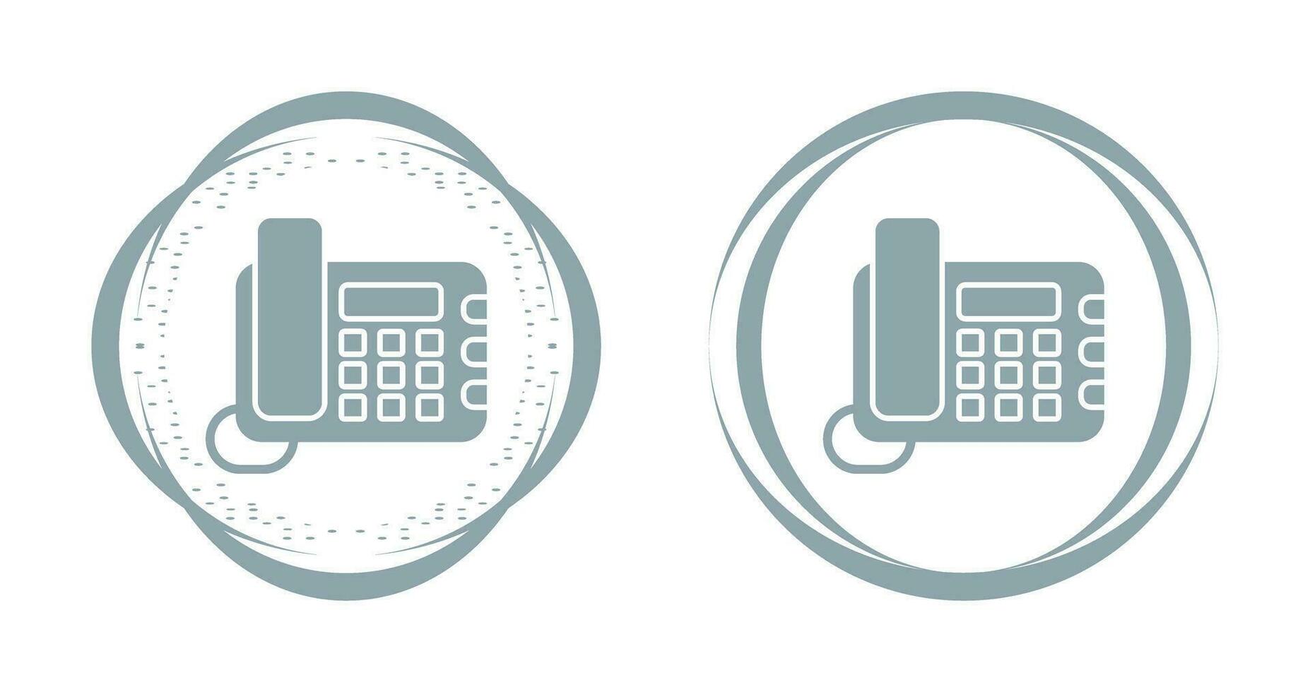 Land Line Phone Vector Icon