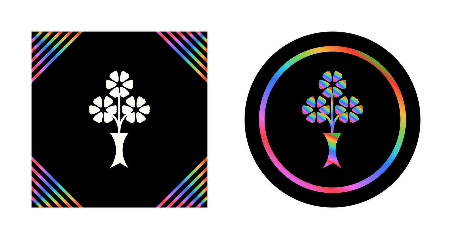 Flower Bunch Vector Icon