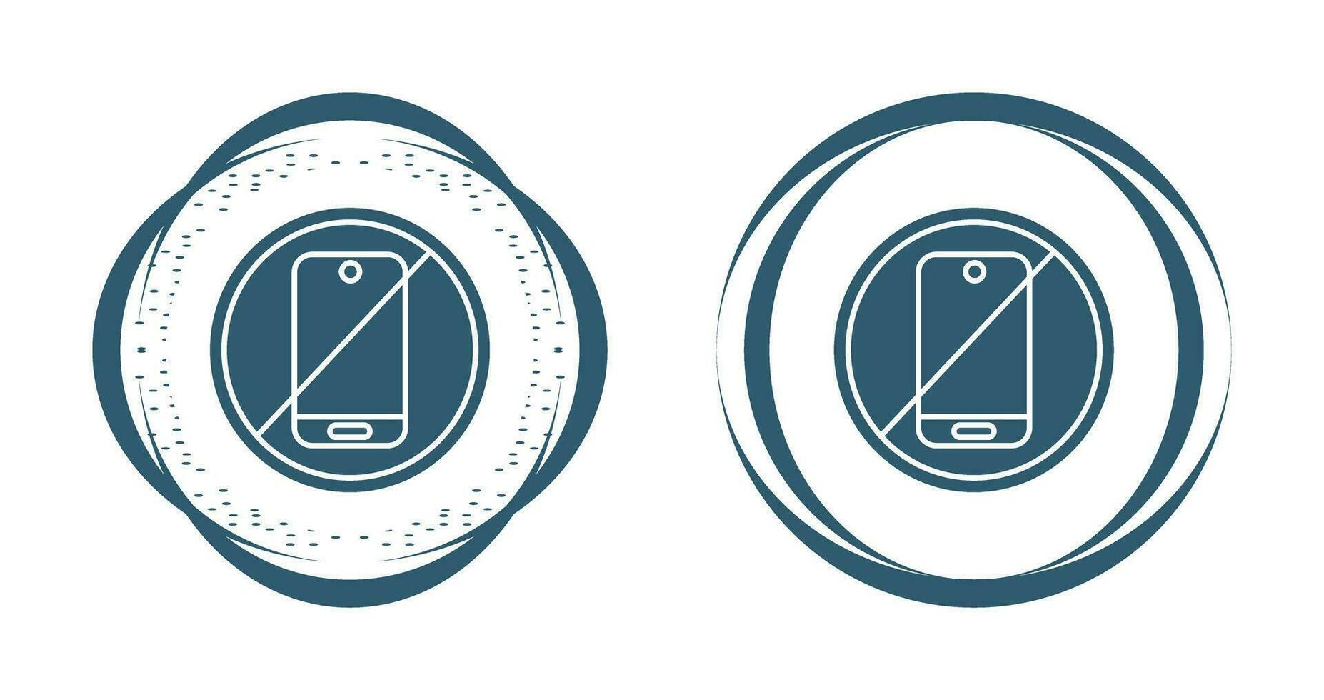 No Phone Vector Icon