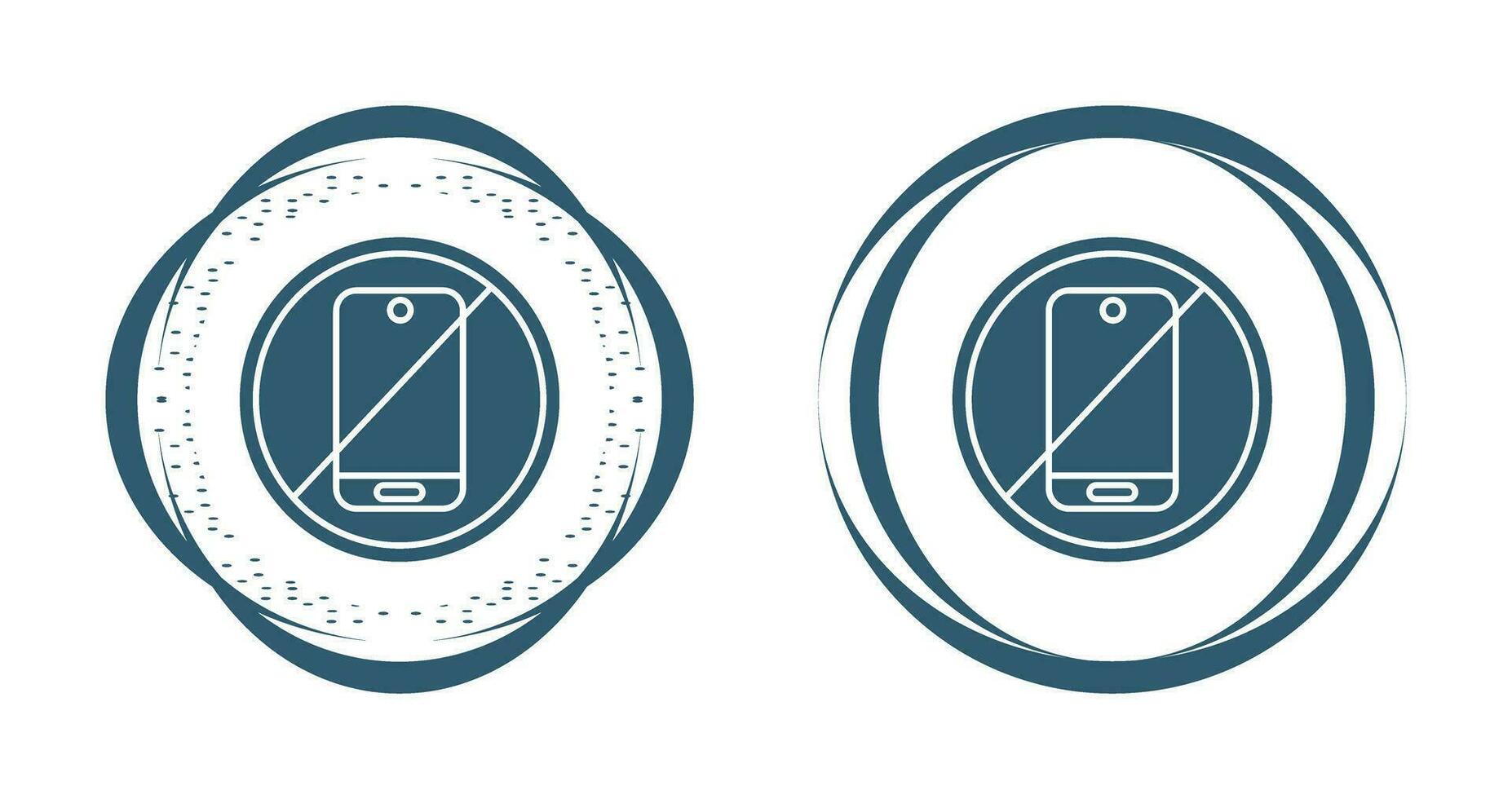 No Phone Vector Icon