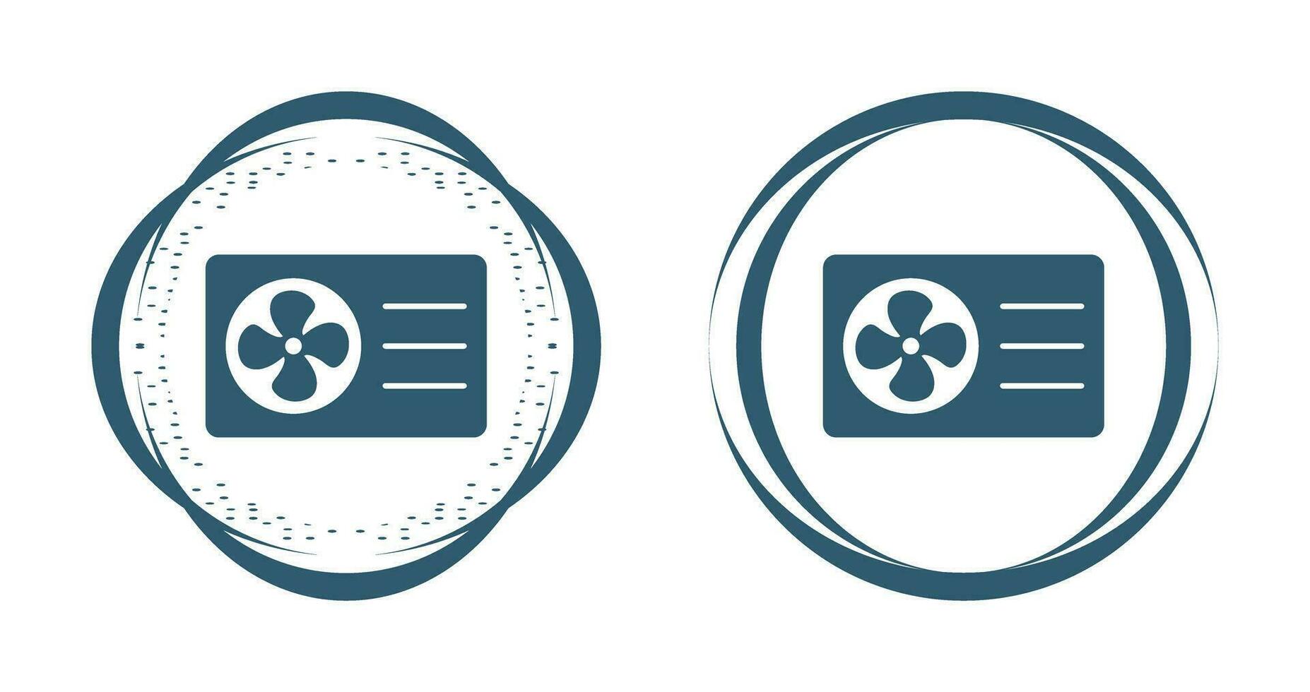 AC Outside Unit Vector Icon
