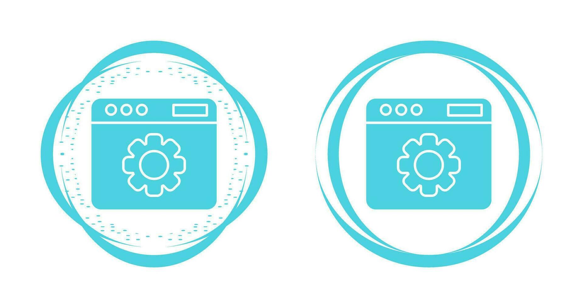 Web Settings Vector Icon