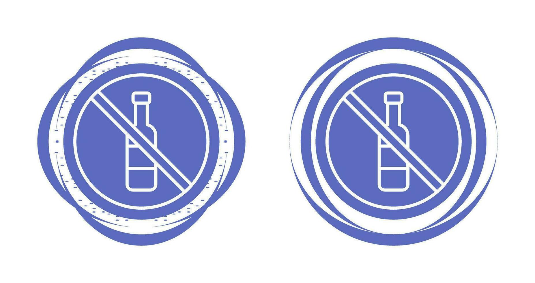 No Alcohol Vector Icon