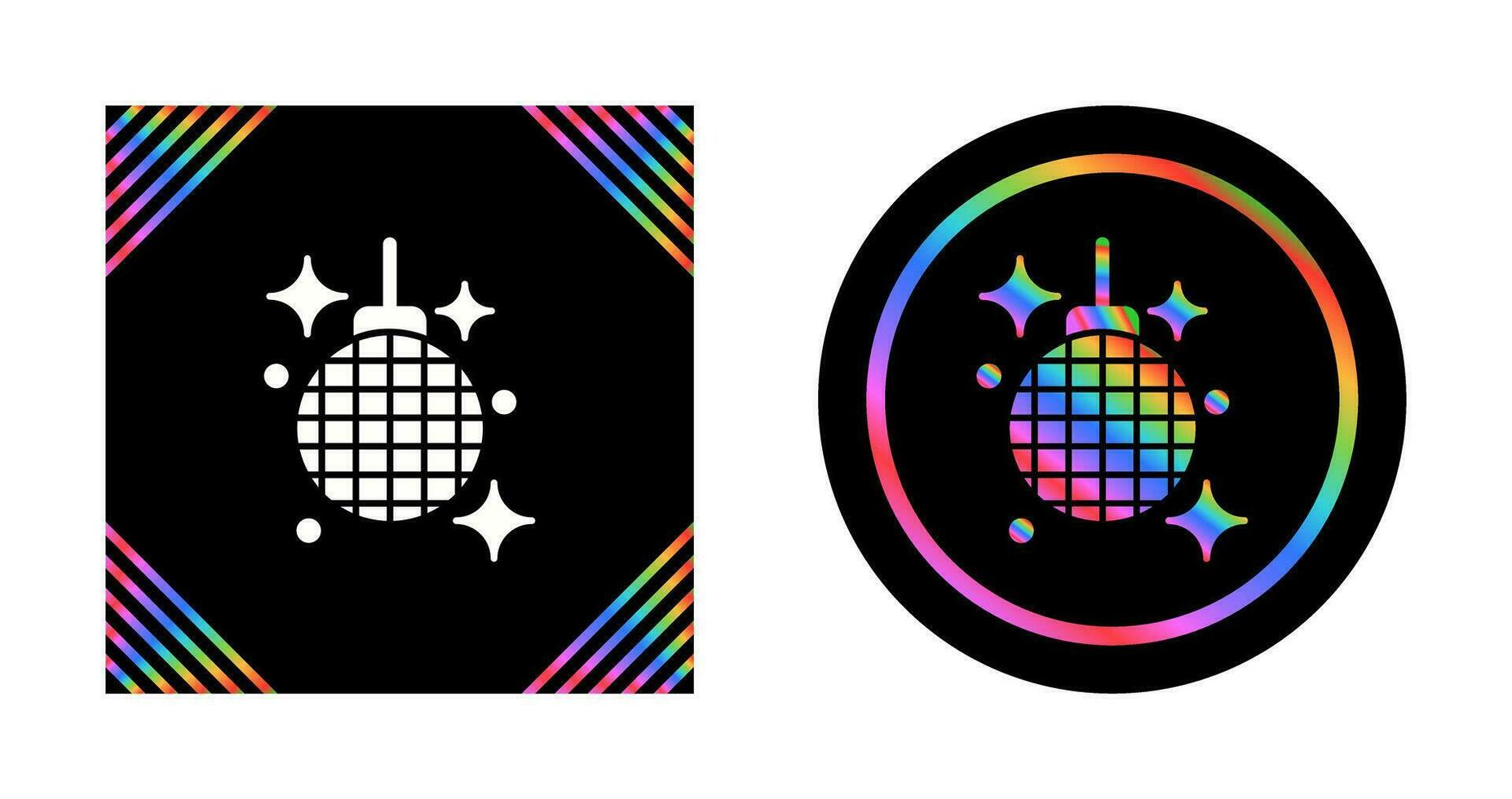 icono de vector de bola de discoteca