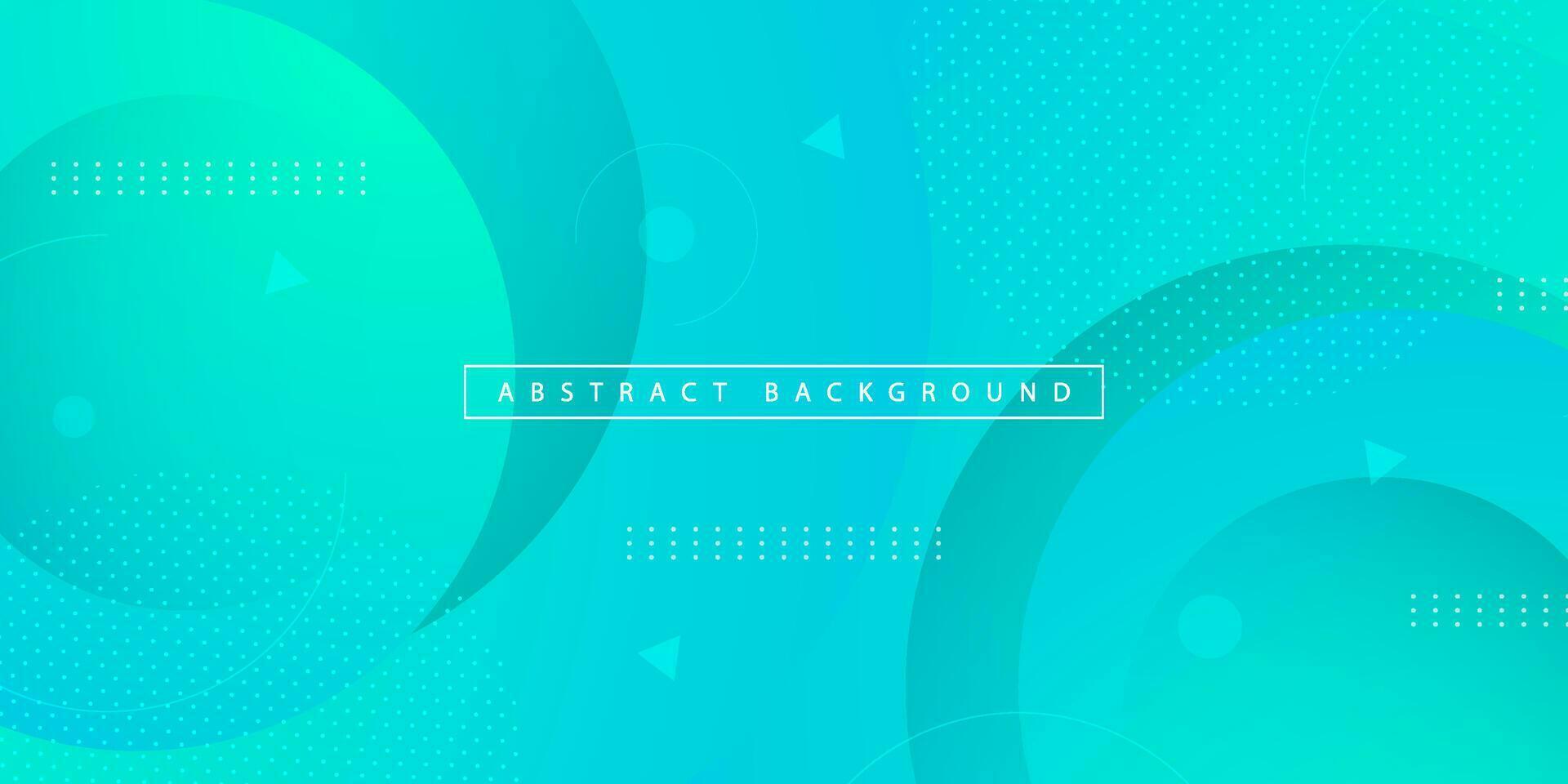 3D abstract bright blue green gradient illustration background with simple shape pattern. Cool design. Eps10 vector