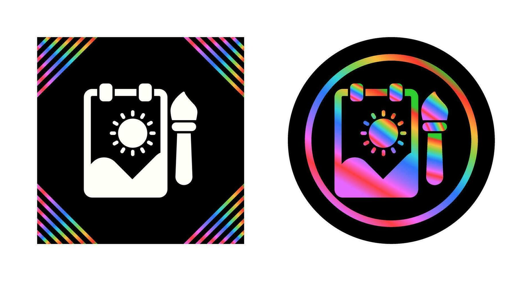 Childrens Painting Vector Icon