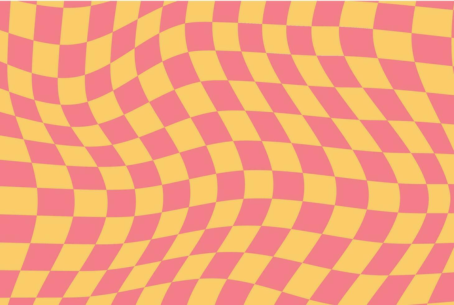 Groovy hippie 70s backgrounds.Checkerboard,waves patterns. Y2K retro psychedelic. Vector illustration.