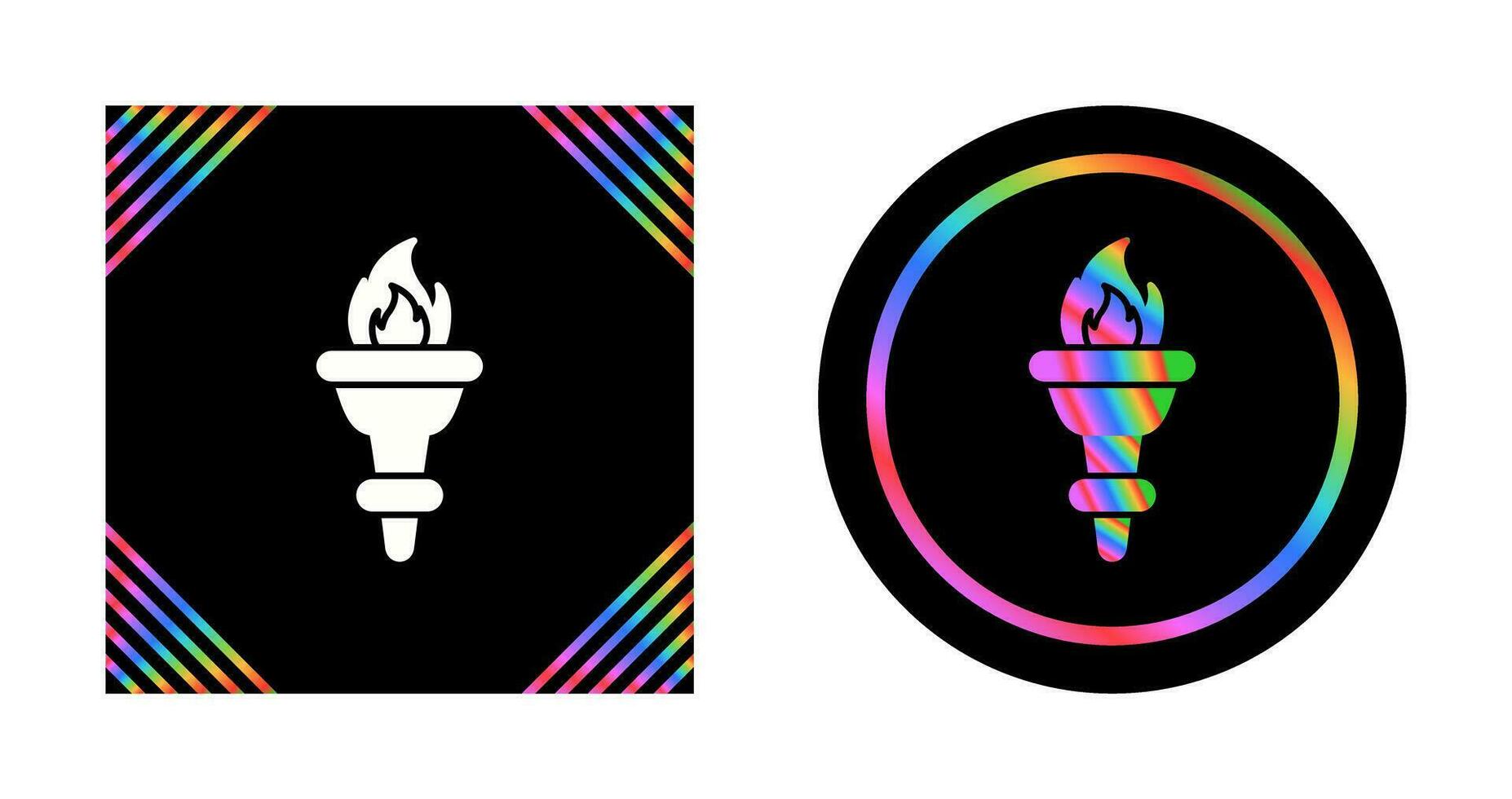 Torch Vector Icon