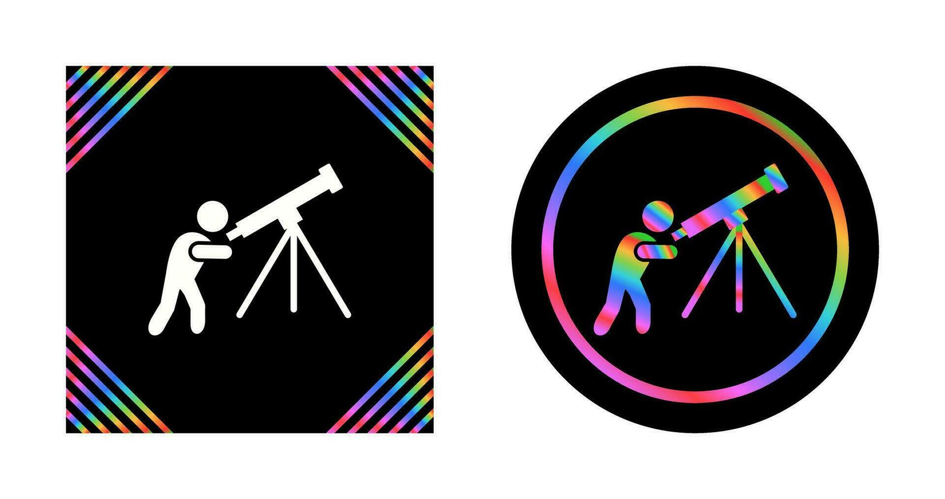 Adjusting Telescope Vector Icon