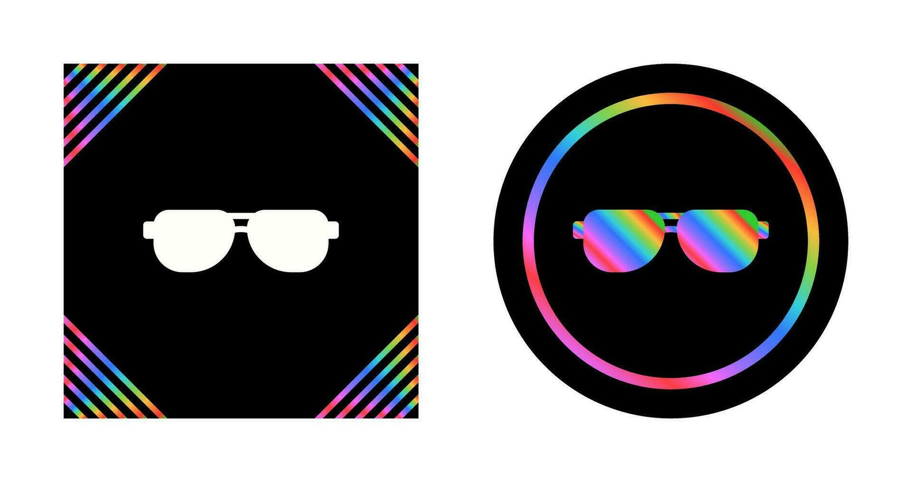 icono de vector de gafas