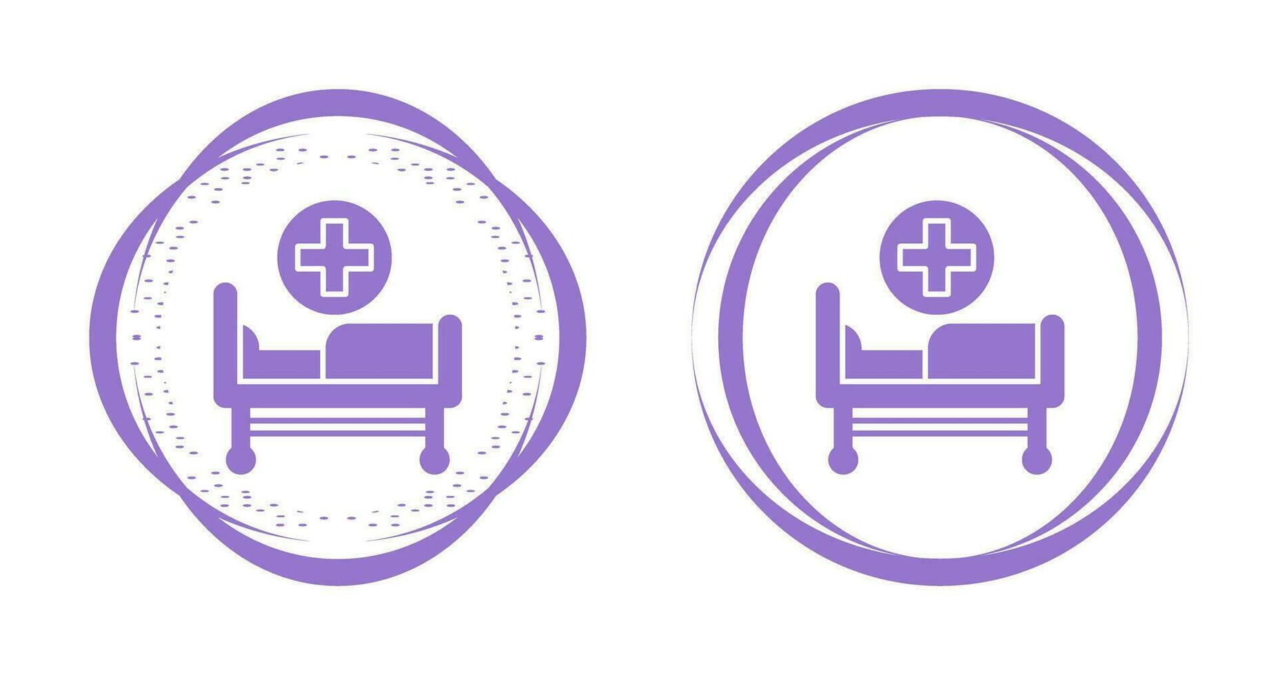 Hospital Bed Vector Icon