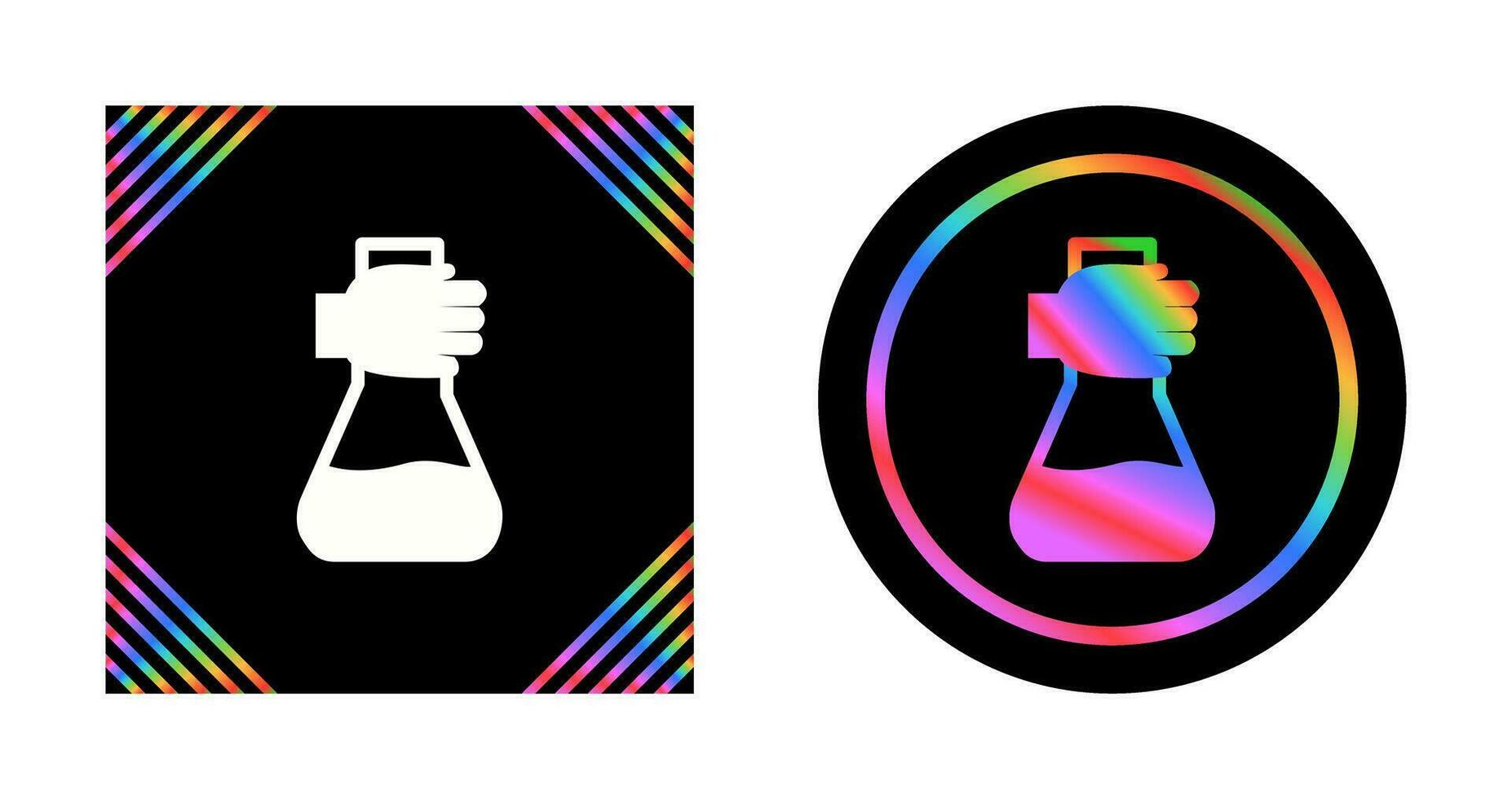 Holding Flask Vector Icon