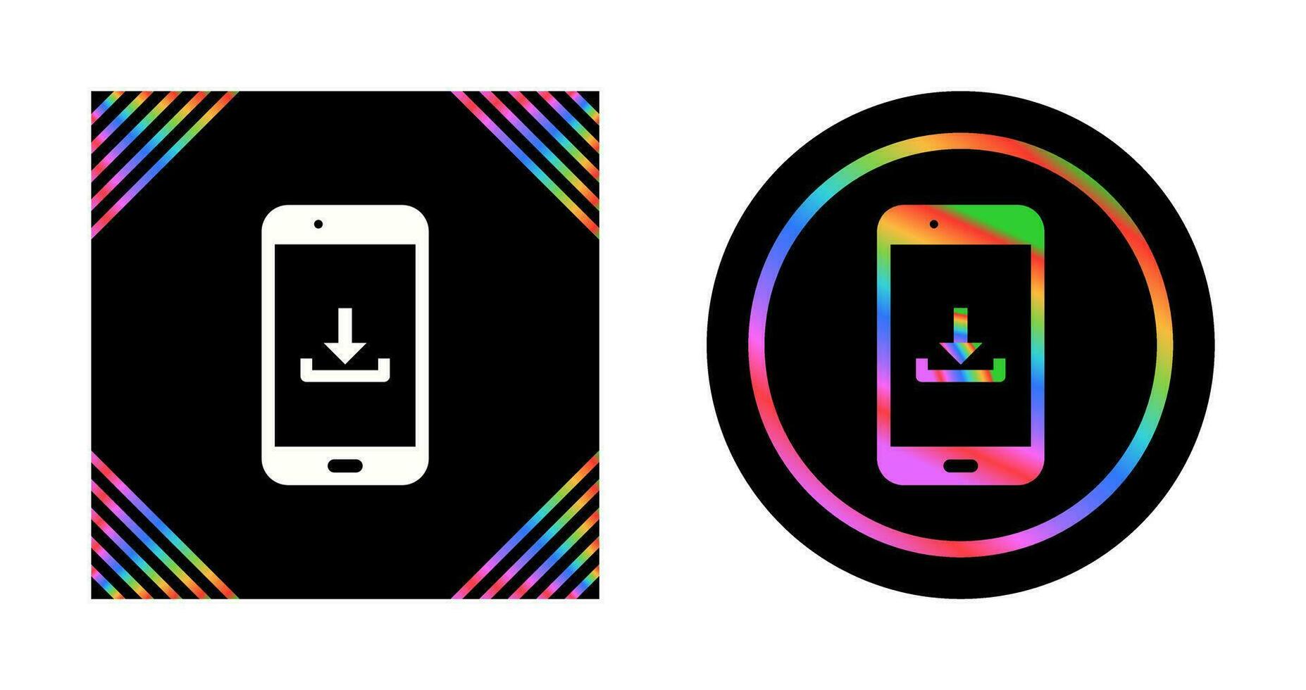 Download To Phone Vector Icon