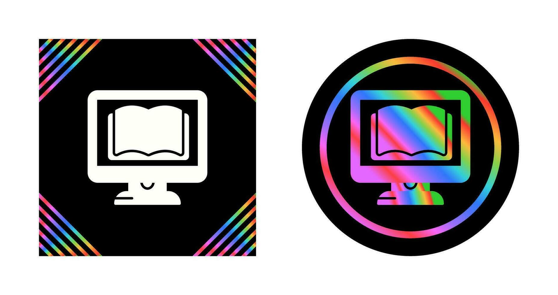 Ebook Lcd Vector Icon